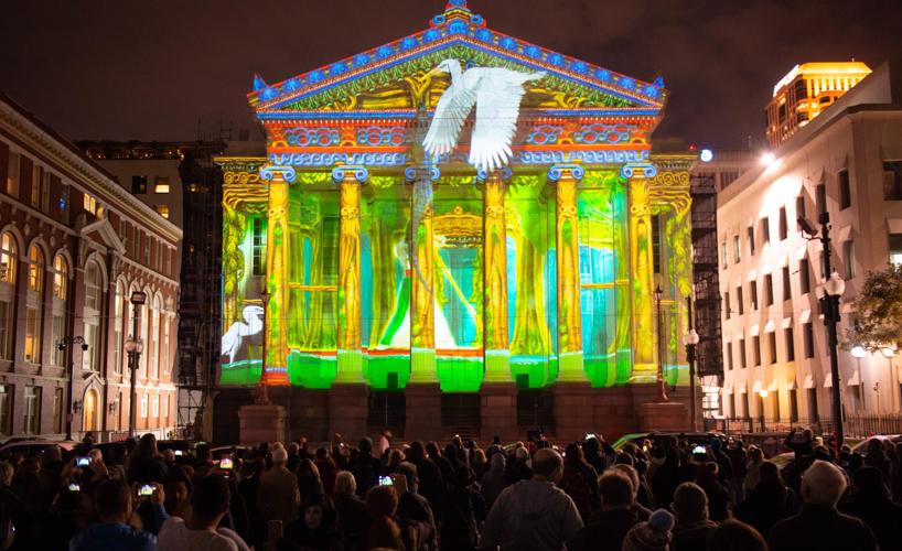 Luna Fête lightart festival sets Gallier Hall aglow this weekend
