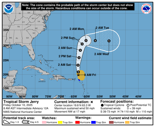 Subtropical Storm Karen forms in north Atlantic | Hurricane Center ...