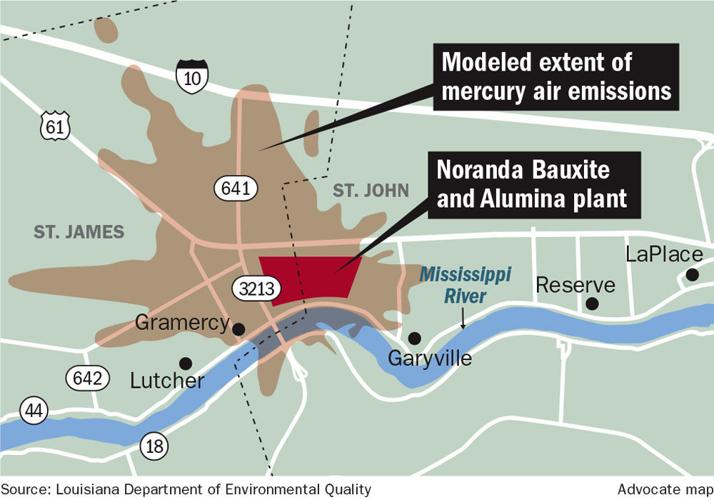 Under proposed air permit, upgraded Noranda alumina plant near Gramercy