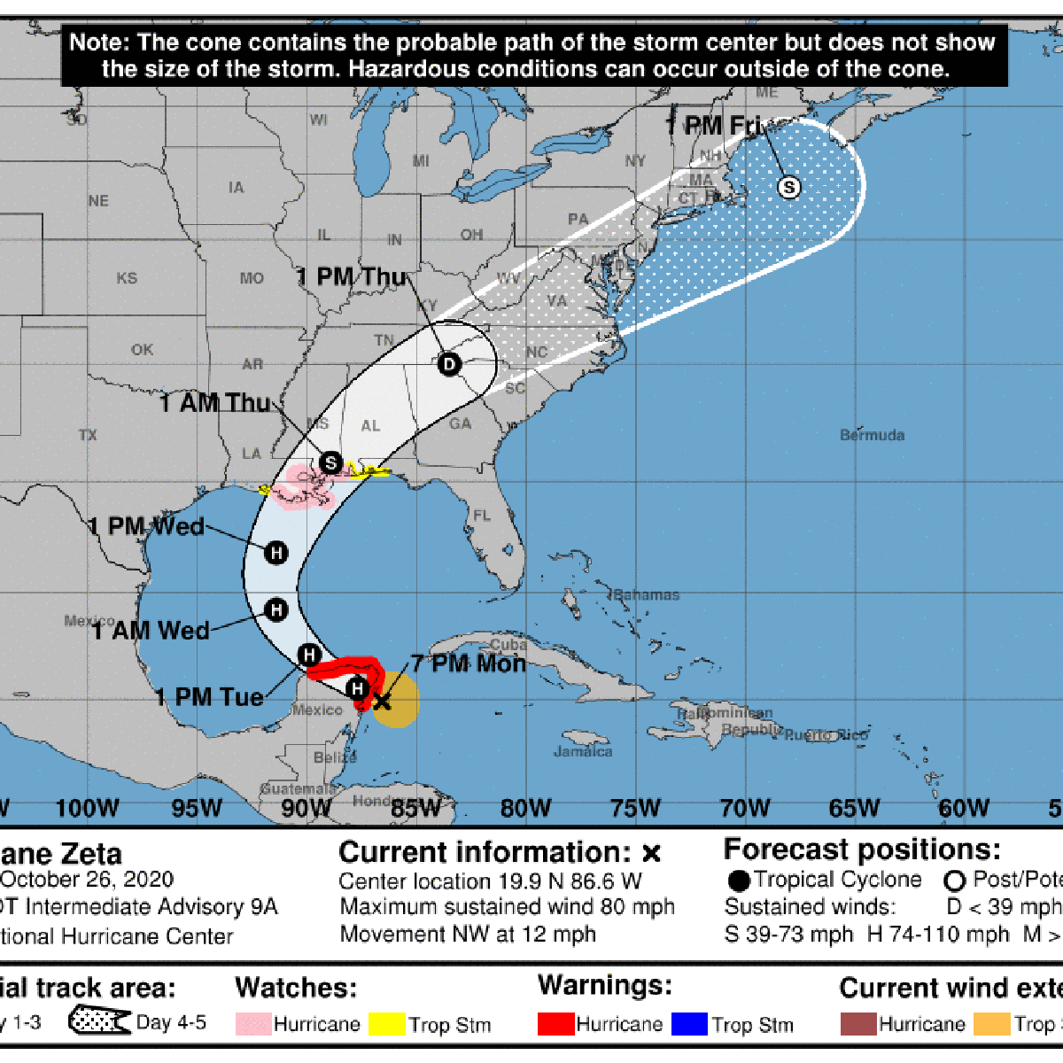 Hurricane Zeta To Become 5th Named Storm To Hit Louisiana In Unprecedented Season Environment Nola Com