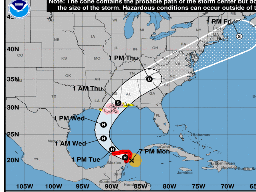 Hurricane Zeta To Become 5th Named Storm To Hit Louisiana In Unprecedented Season Environment Nola Com