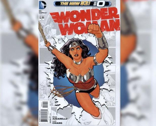 Caricature of Gal Gadot as Wonder Woman - C-Section Comics