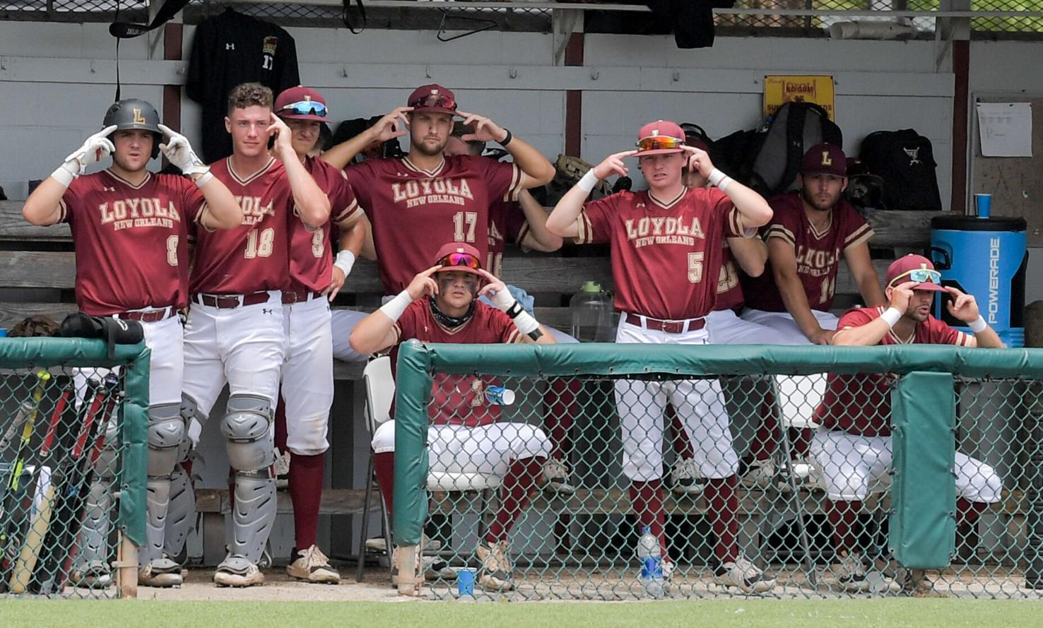 Photos Loyola University's baseball team is defeated 41 in game three