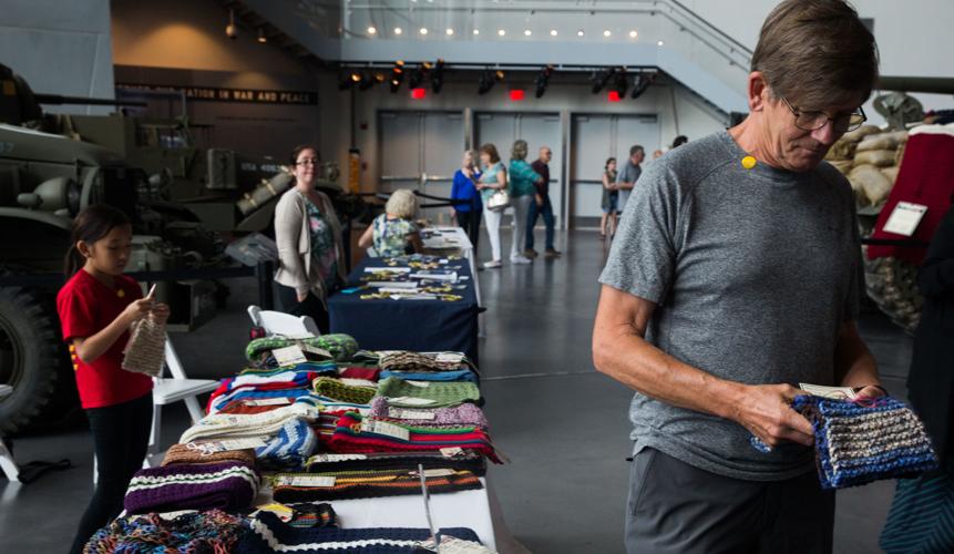 Warm and Fuzzy After a decade, WWII Museum knitforveterans project is