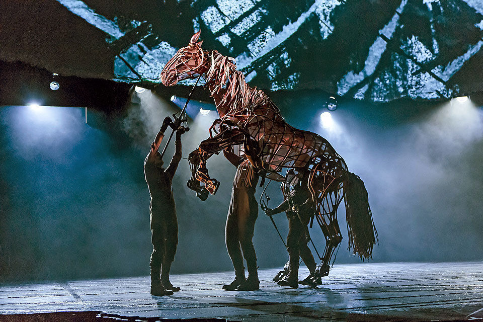 the puppeteers of handspring puppet company