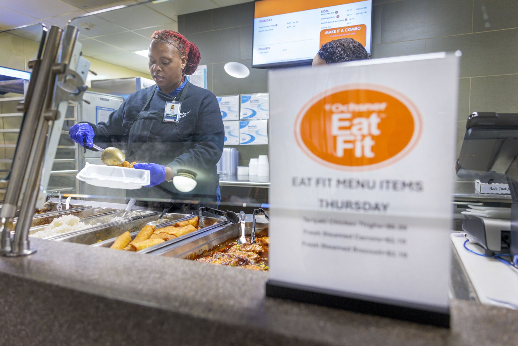 nola.com - Emily Woodruff - Hospitals preach health. What happens when a Louisiana hospital practiced it in the cafeteria?