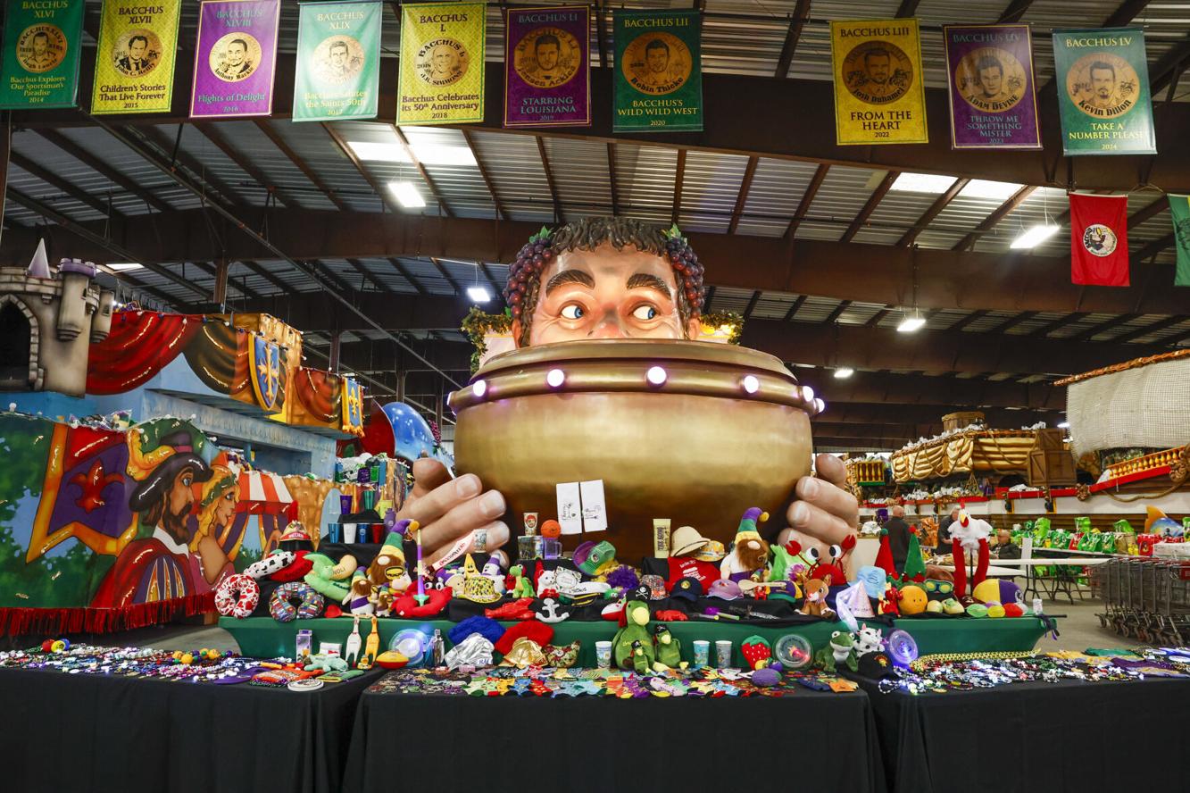 Photos: Bacchus reveals 2025 floats and unique throws Photos nola com