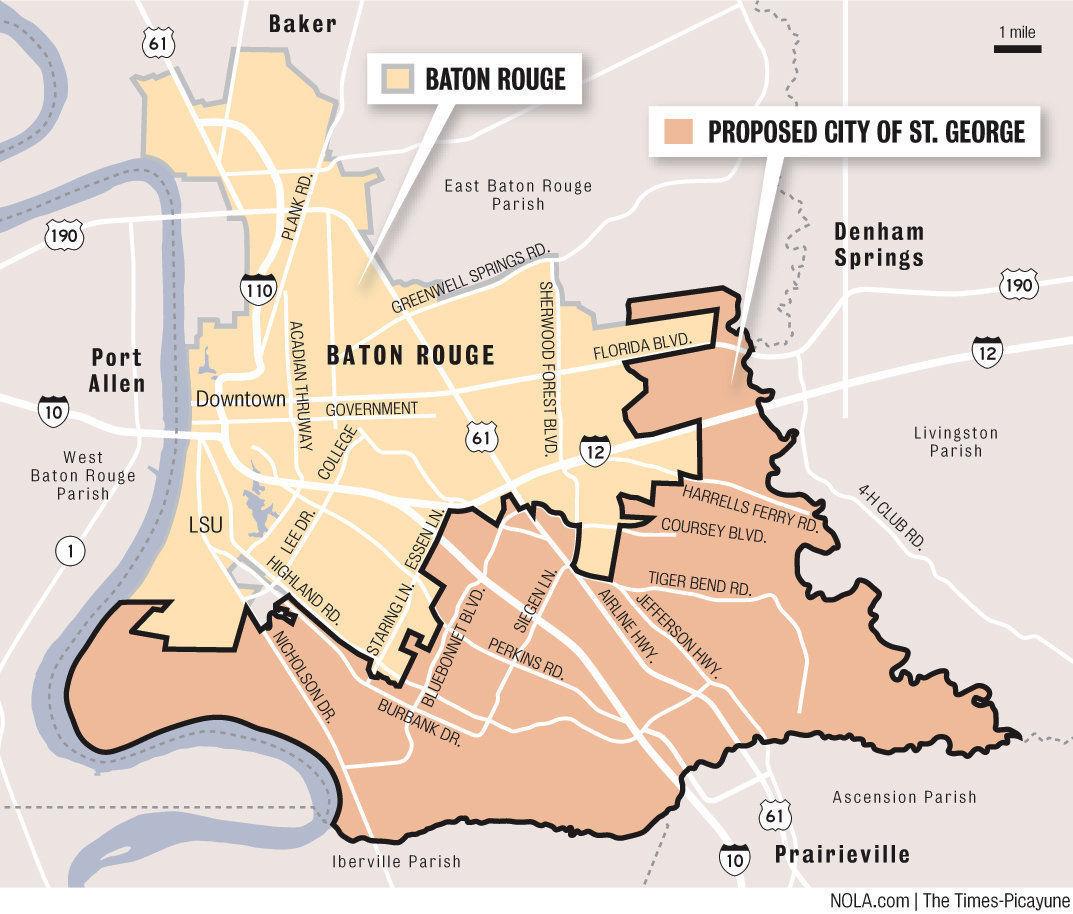 St George Louisiana Map St. George, La.: One Group's Quest For A New City Could Determine The Fate  Of Metropolitan Baton Rouge | News | Nola.com