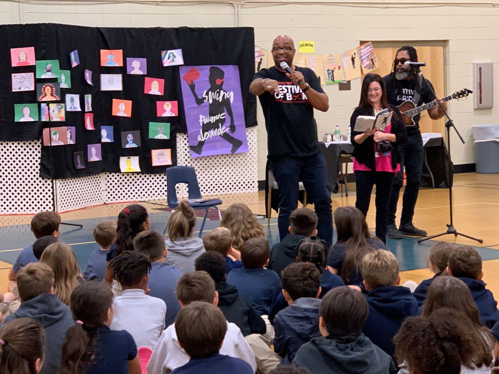 Newbery Award Winner Kwame Alexander Inspires Slidell Students