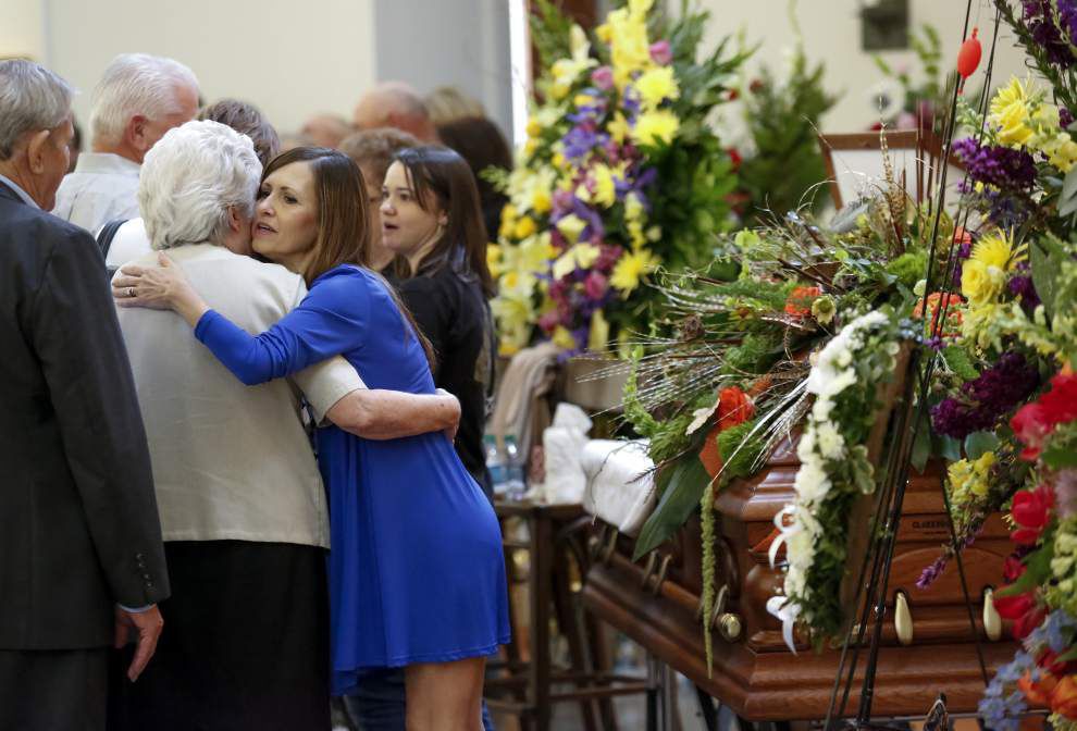 Photos: At Hokie Gajan funeral, tears, hugs and a few smiles too among  family, friends, Saints