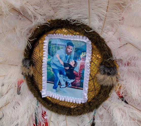 Mardi Gras Indians meander through Central City in New Orleans on Super Sunday 2019