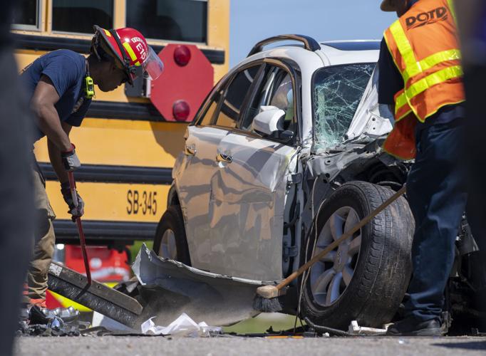 Driver killed in school bus crash on I-510 was speeding, did not stop ...