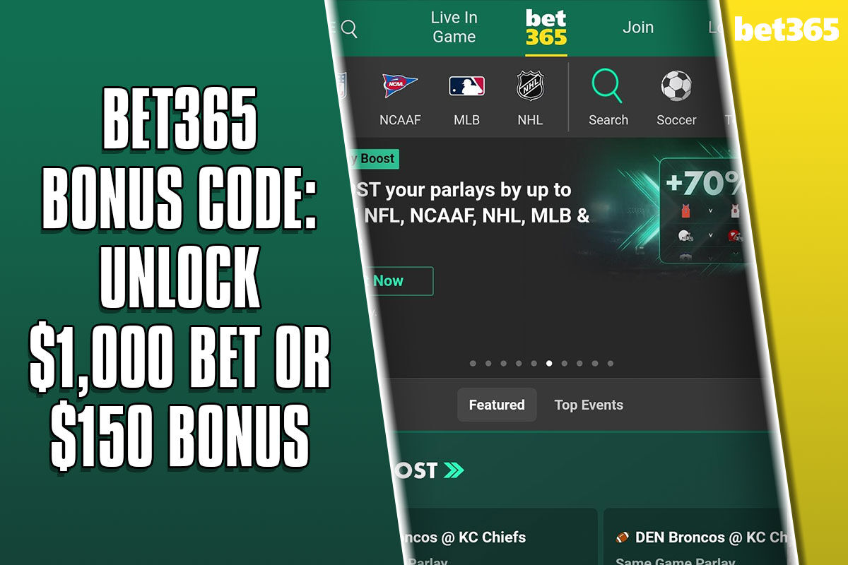 Bet365 Promo Code NOLAXLM Fires Up $150 Bonus Or $1k Wager | Sports ...