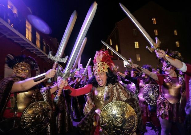 mardi gras marching groups