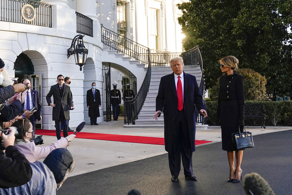 Donald Trump leaves White House for last time: 'We accomplished a lot' | National Politics