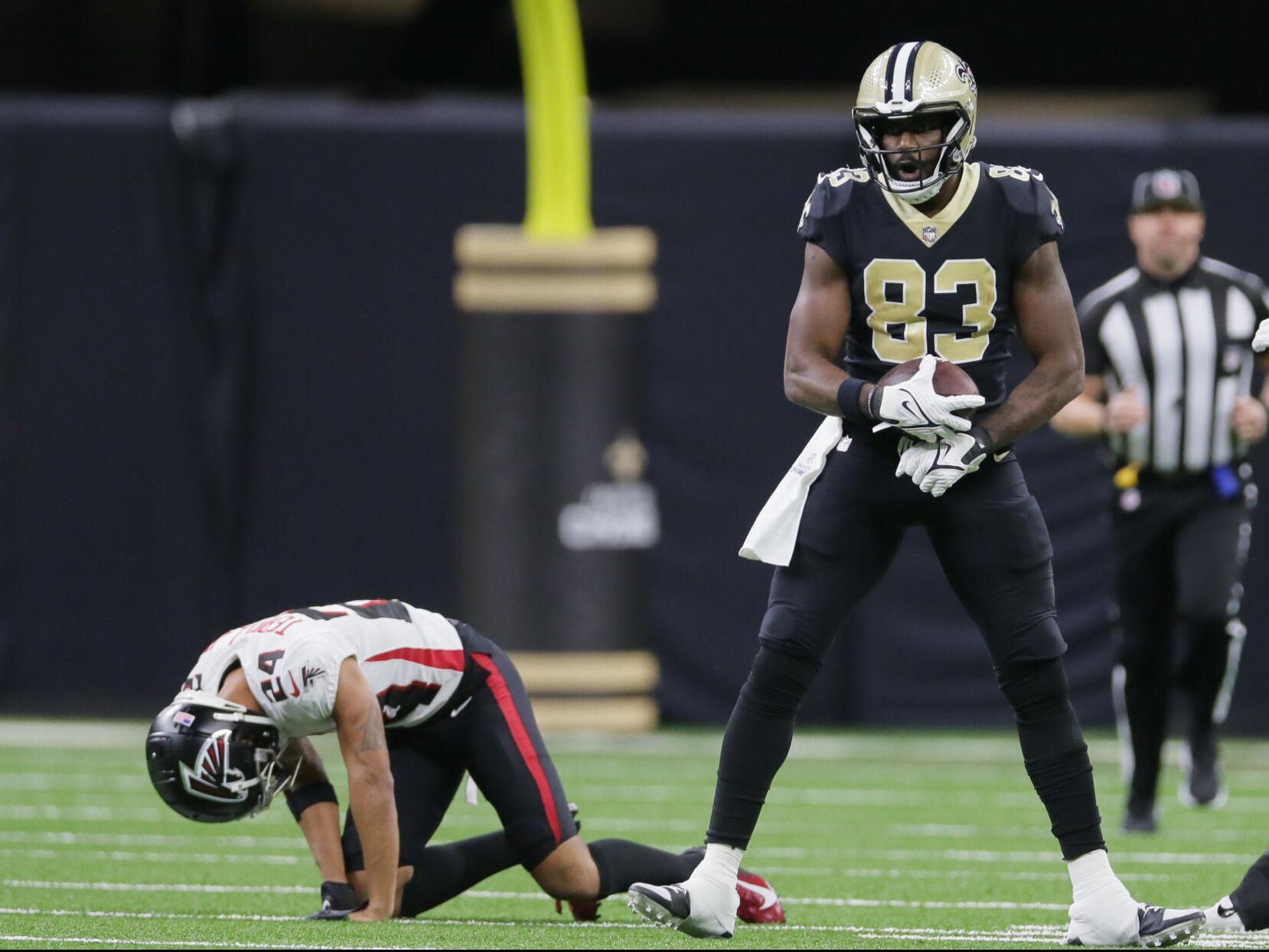 Saints tight end Juwan Johnson 'ready to get after it'