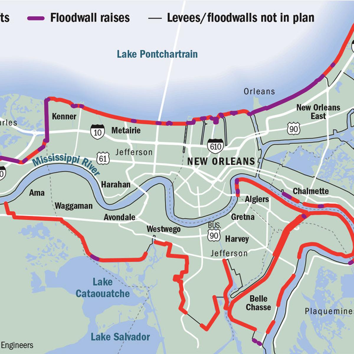 What It Ll Take To Raise New Orleans Area Levees 3 2 Billion 50 Year Plan Corps Says Environment Nola Com What It Ll Take To Raise New Orleans Area Levees 3 2 Billion 50 Year Plan Corps Says Environment Nola Com