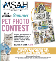 Gambit Pet Photo Contest, May 2023