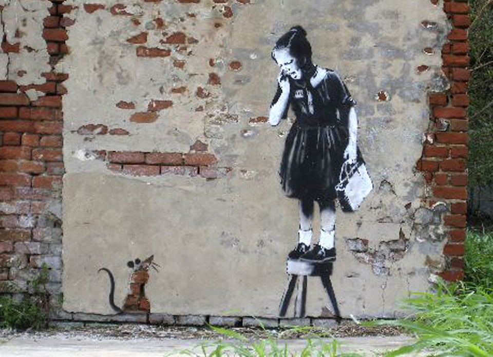 See 11 of Banksy's New Orleans paintings from 2008 Archive
