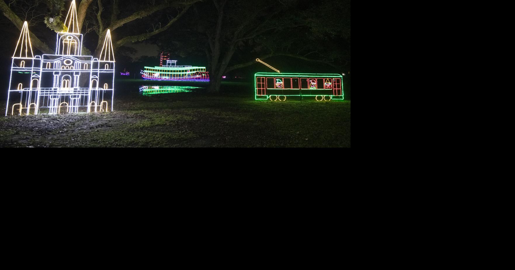 Our big New Orleans holiday calendar is packed with light shows
