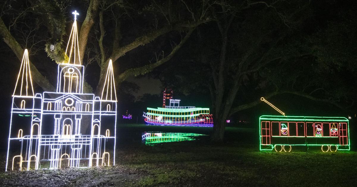 Our big New Orleans holiday calendar is packed with light shows