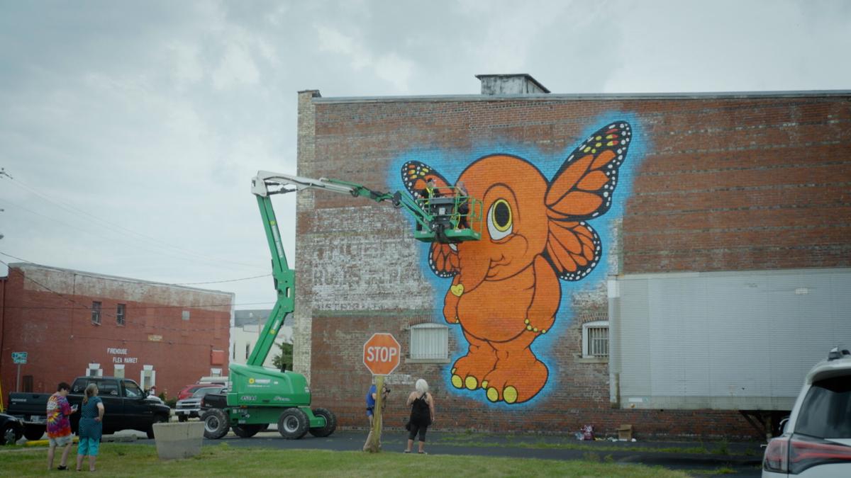PHOTOS: Ron English Mural in Decatur