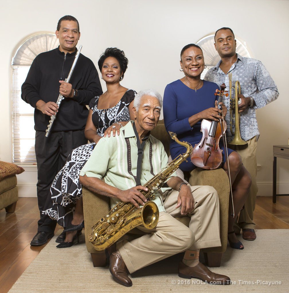 New Orleans avant-jazz saxophonist Kidd Jordan improvises
