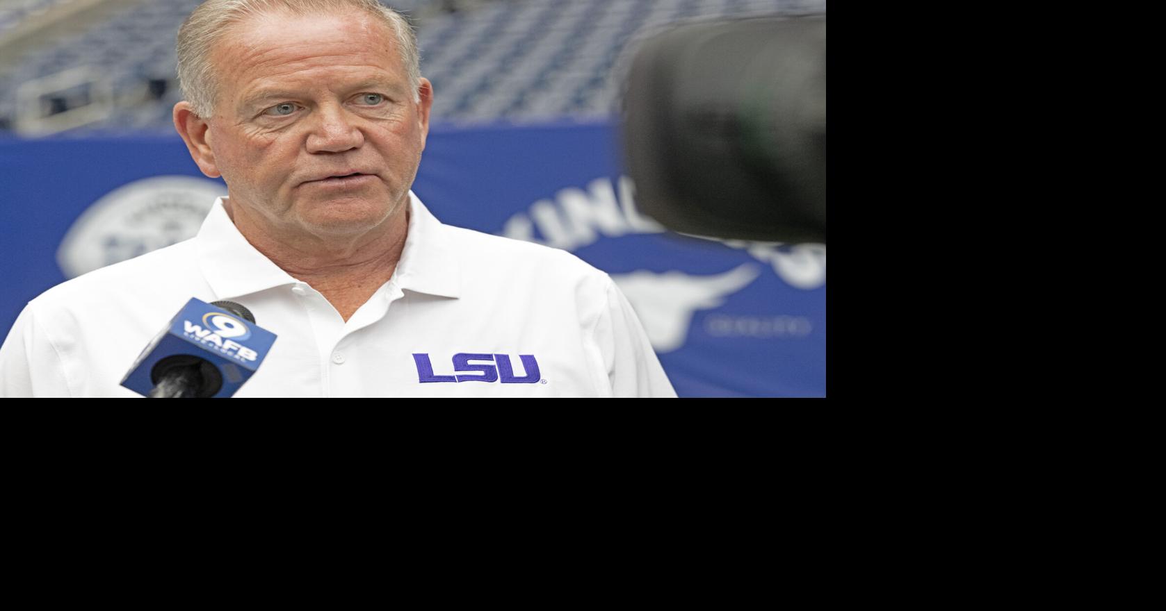 LSU's Brian Kelly shares his thoughts on the potential of Nick Saban returning to coaching