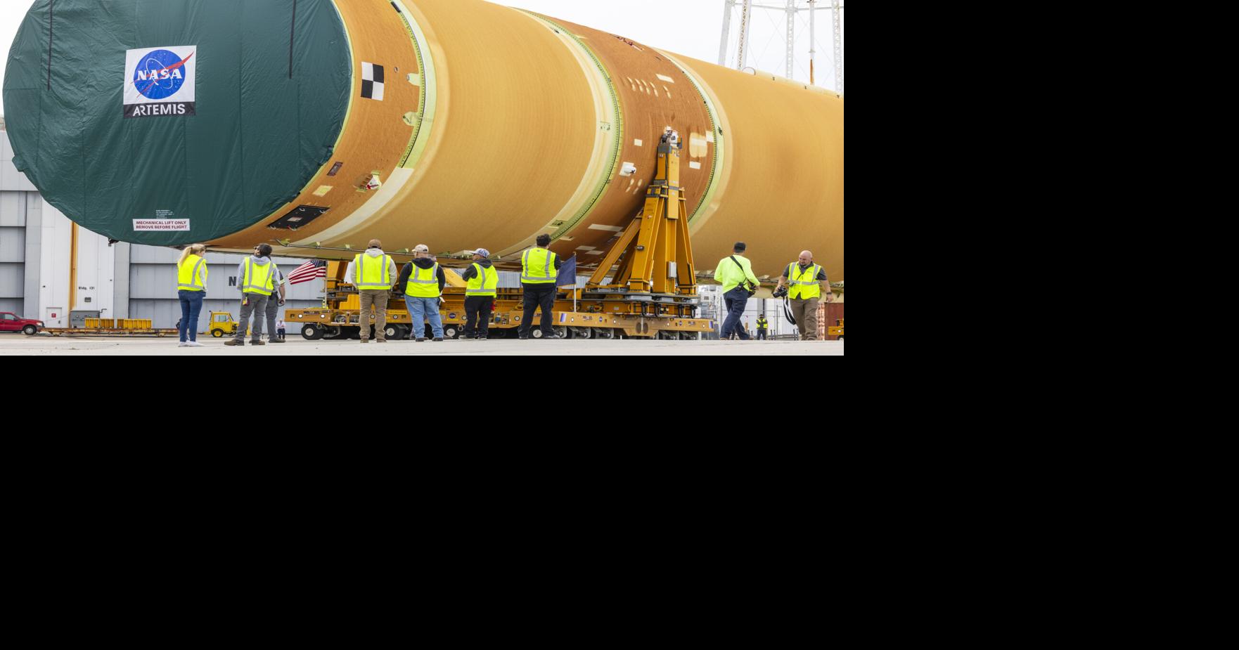 NASA Artemis III rocket begins journey from Louisiana to Florida launch pad