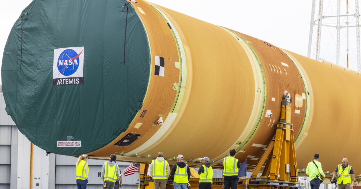 NASA Artemis III rocket begins journey from Louisiana to Florida launch pad