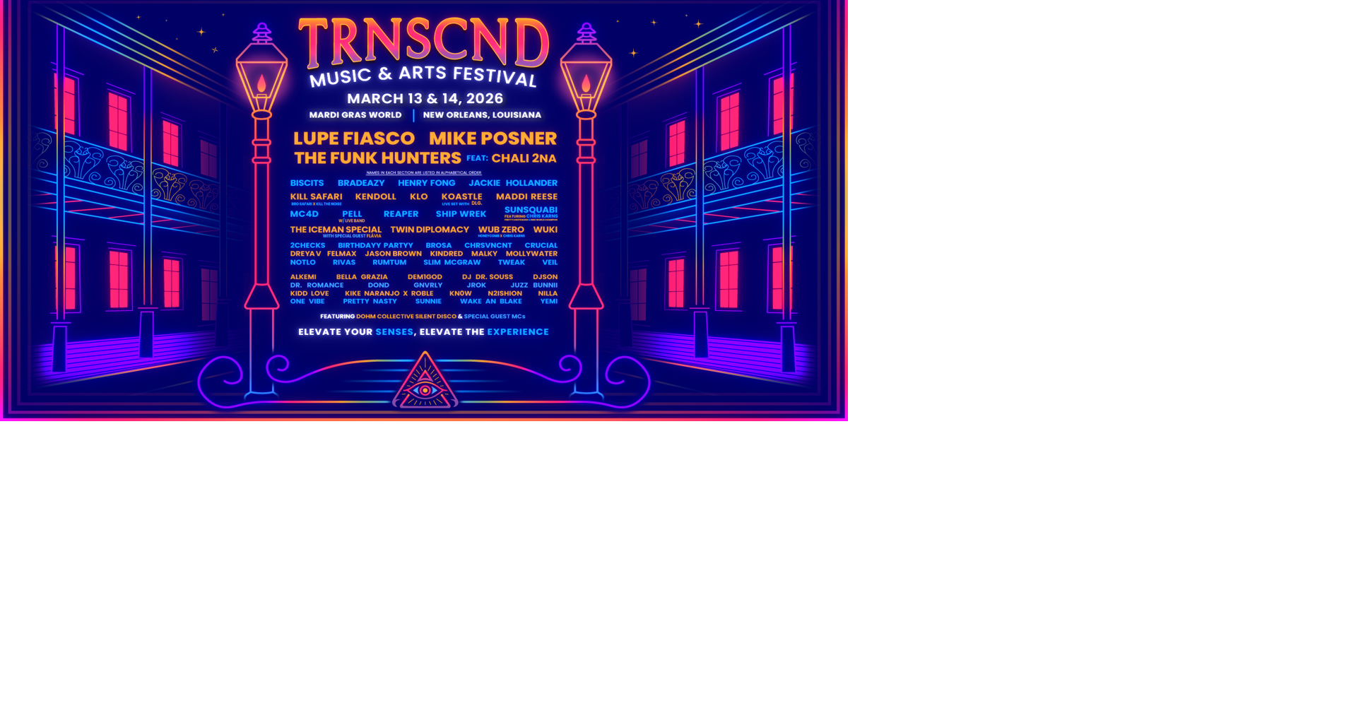 New Orleans native is bringing new TRNSCND music festival to Mardi Gras World