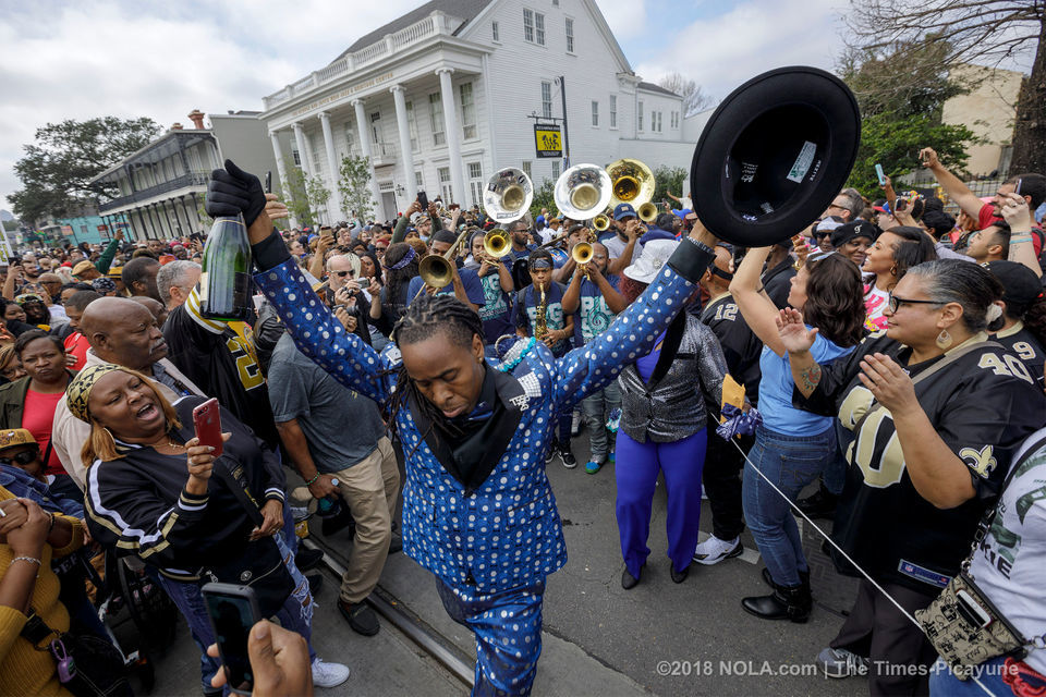 The Treme Sidewalk Steppers celebrate 25th second-line in New