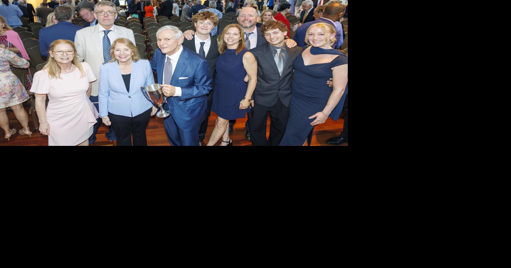 'Walking in the footsteps of giants.' Helis Foundation President David Kerstein awarded Loving Cup