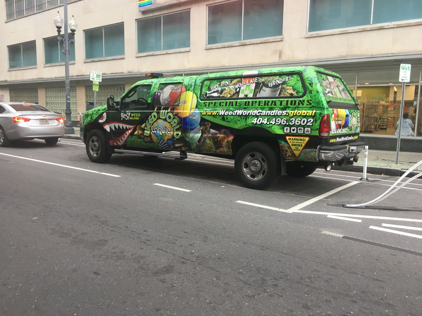 Do Weed World Candies vans have a place 