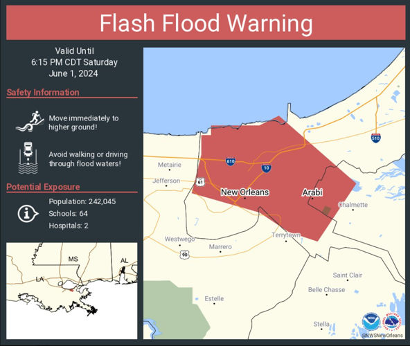 Thunderstorms, heavy rain rolling through south Louisiana | Weather ...