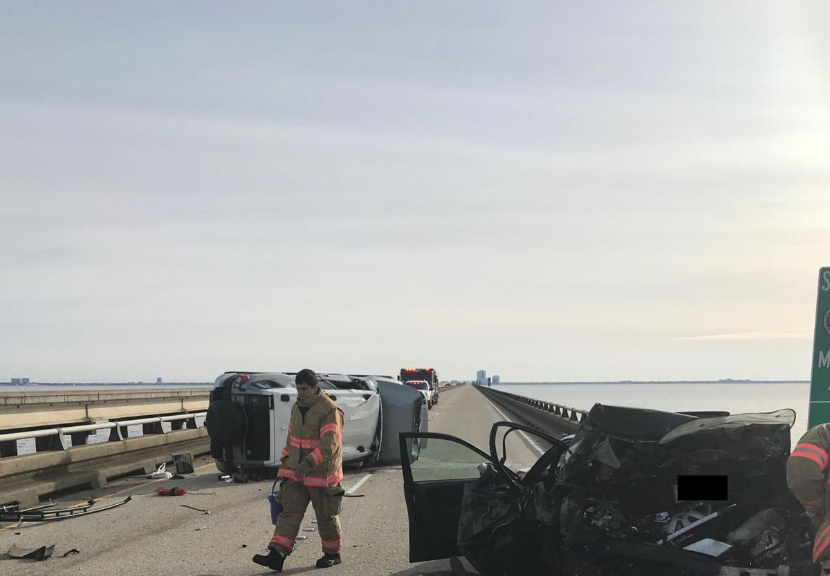 Southbound Causeway bridge reopens after crash with serious injuries