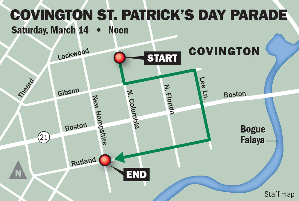 covington st patricks day parade