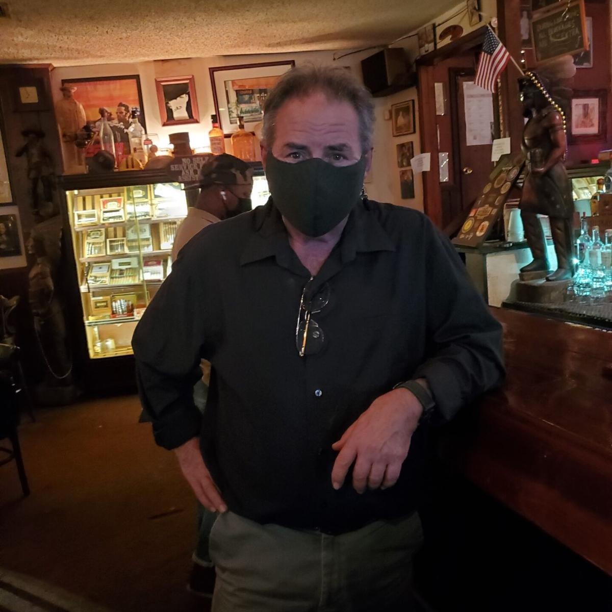 Shawn Stallard, proprietor of Dos Jefes cigar bar, Tchoupitoulas Sreet