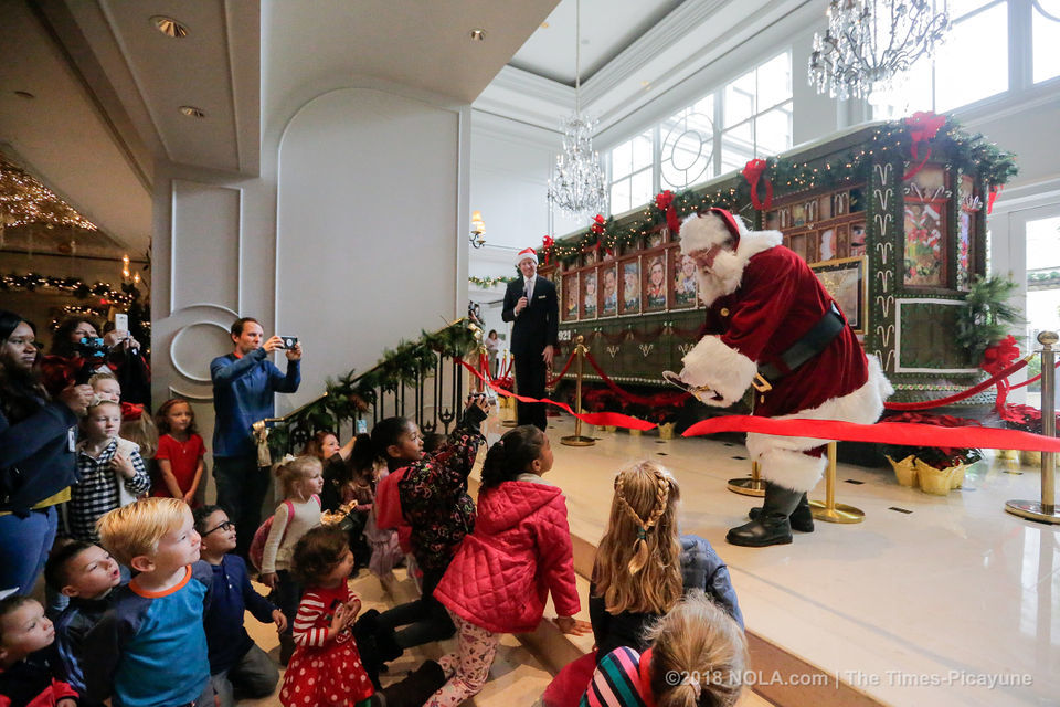 See Who's On Board The Gingerbread Streetcar At The Ritz-Carlton Hotel ...