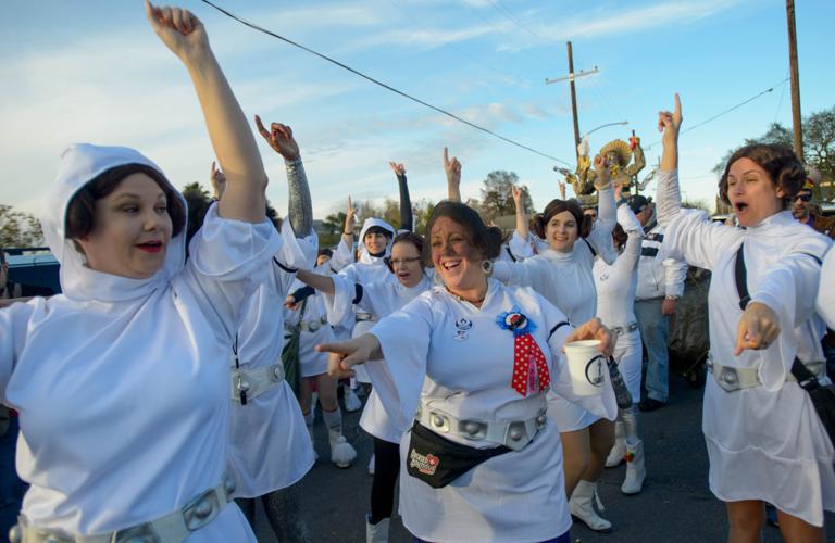 Photos Krewe of Chewbacchus sends off Princess Leia, Carrie Fisher, in