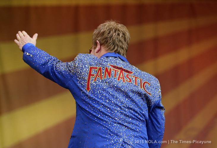 Elton John dazzled an enormous crowd at the 2015 New Orleans Jazz Fest Louisiana Festivals