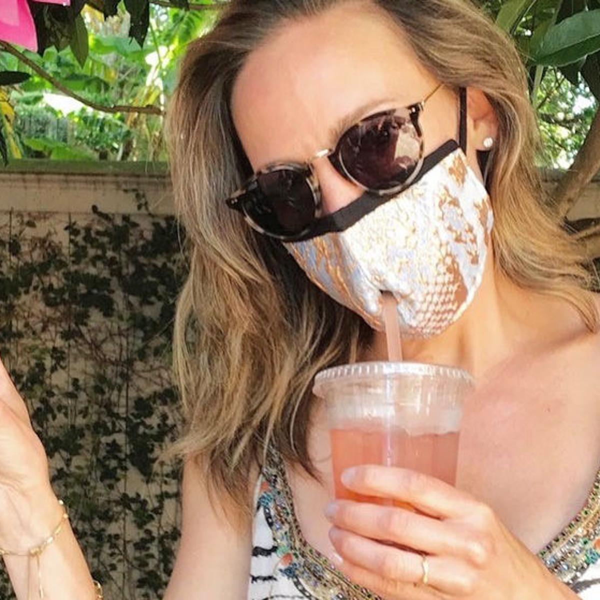 New Orleans Designer Develops Face Masks With Holes For Sipping