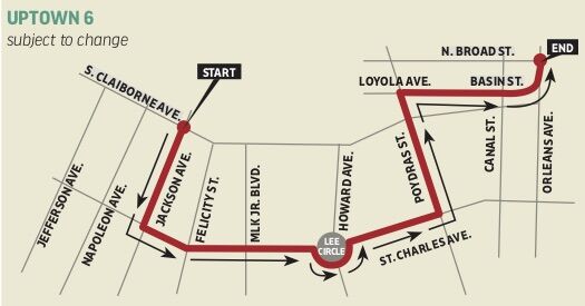 Mardi Gras Parade Maps For New Orleans — Feb. 23-March 1 | Mardi Gras ...