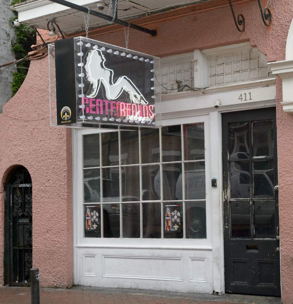 etc French Quarter Topless Bar New Orleans --- Postcard LA Bourbon Street 