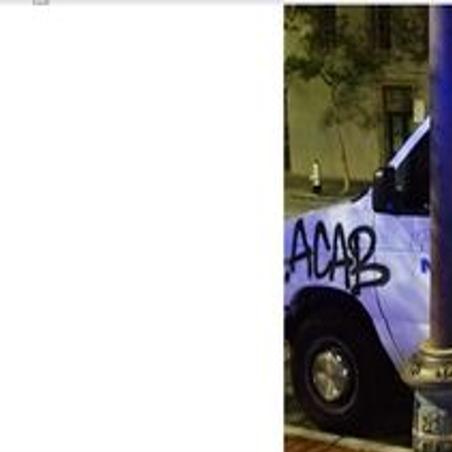 Two Males Wanted For Spray Painting Anti Police Slogan On Nopd Van