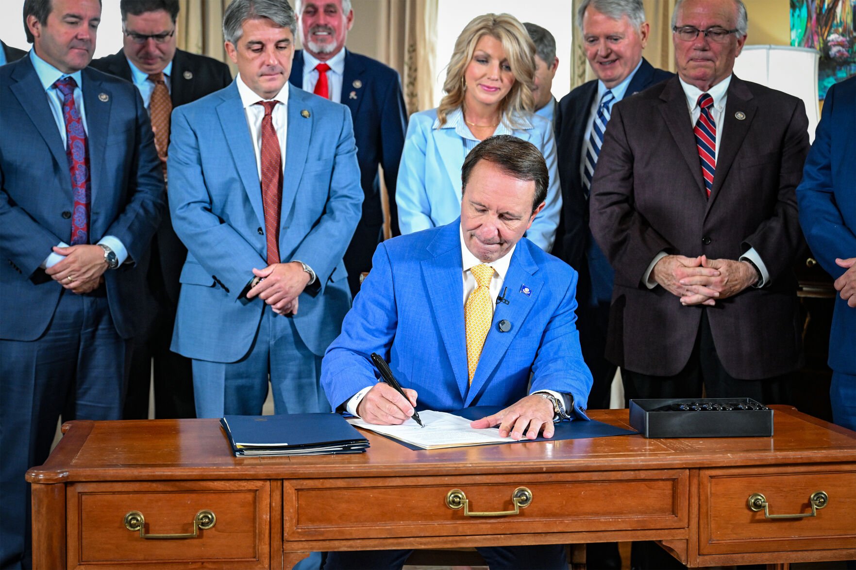 nola.com - Alyse Pfeil - Louisiana Gov. Jeff Landry signs a controversial car insurance bill