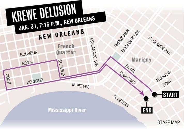 Krewe du Vieux route covered by 70 officers, 'from beginning to end