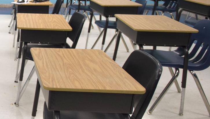 desks school stock classroom