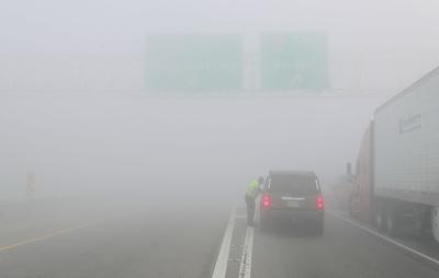 Dense fog in New Orleans area causing backup on Causeway | Traffic ...