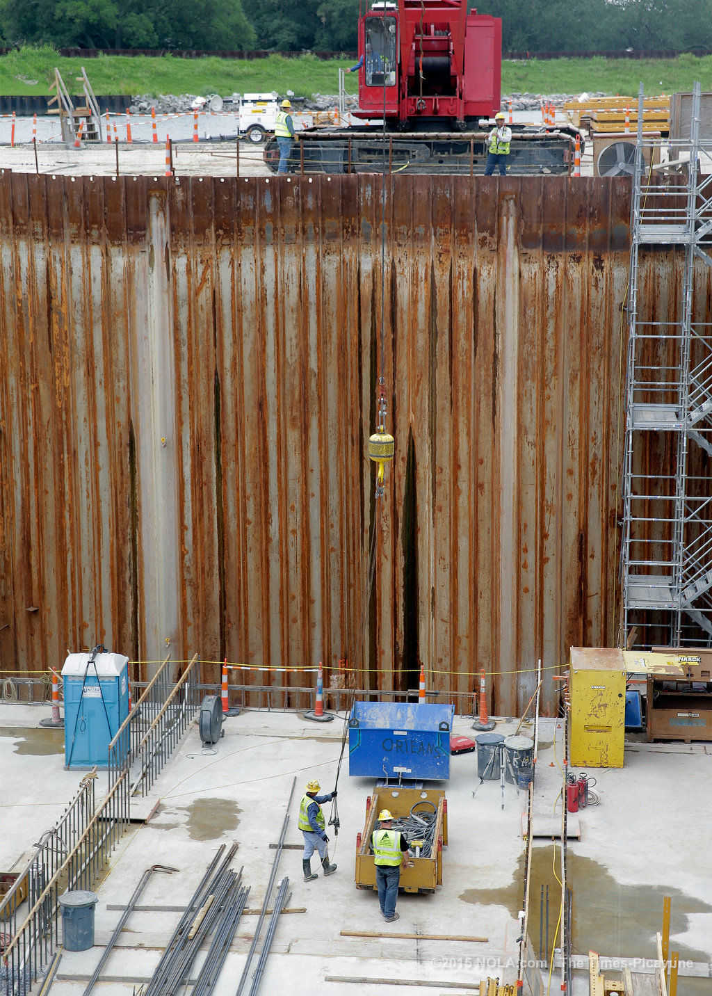 Permanent pump stations on New Orleans canals are 50 percent complete ...